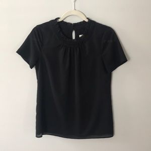 J.Crew Factory Ruffle Collar Top